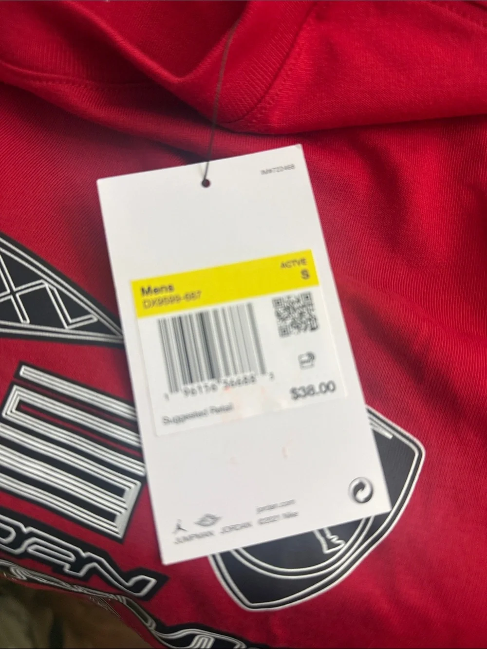 Jordan Men’s Red Graphic Logo Short Sleeve Tee